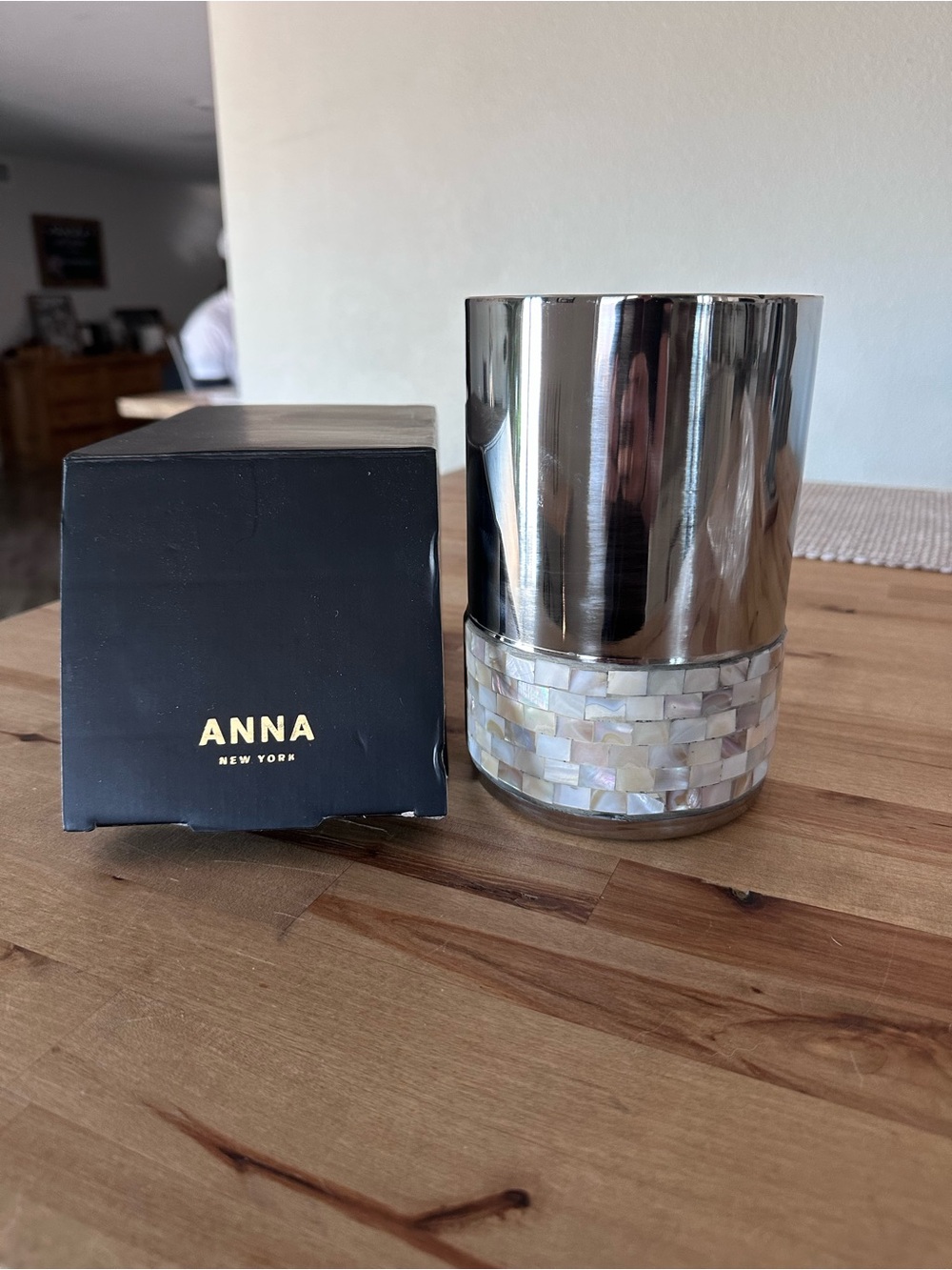 Anna New York Mother of Pearl Wine Chiller